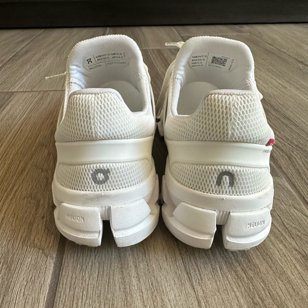 On Cloud White Sneakers - Picture 3 of 7